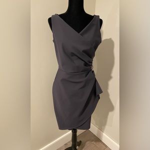 Alex Evenings Ruched Sleeveless Cocktail Dress